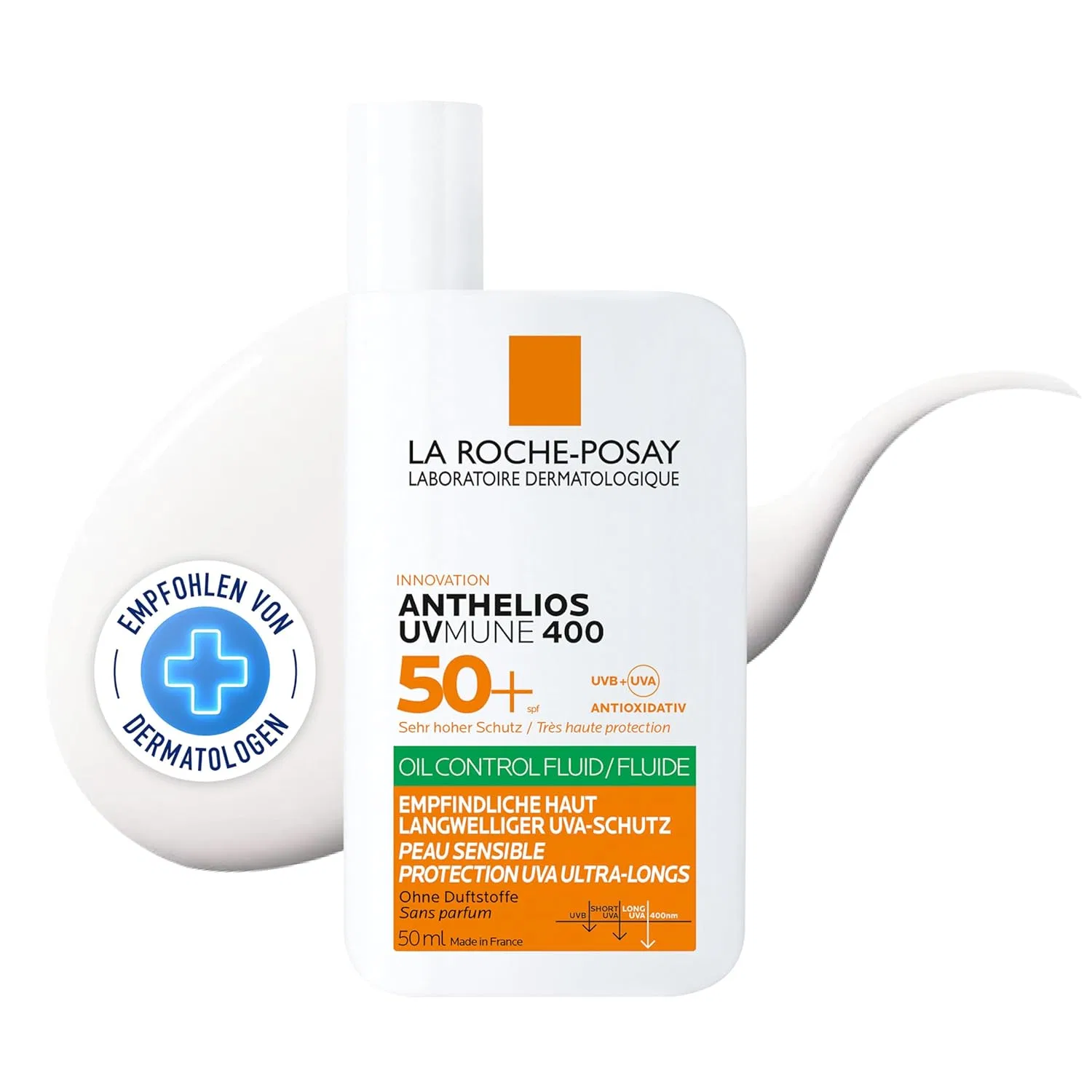Солнцезащитный флюид Anthelios Uvmune400 SPF50 от La Roche Posay La Roche-Posay