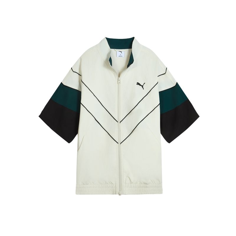 

PUMA Ретро куртка с цветными блоками унисекс, Gray-05