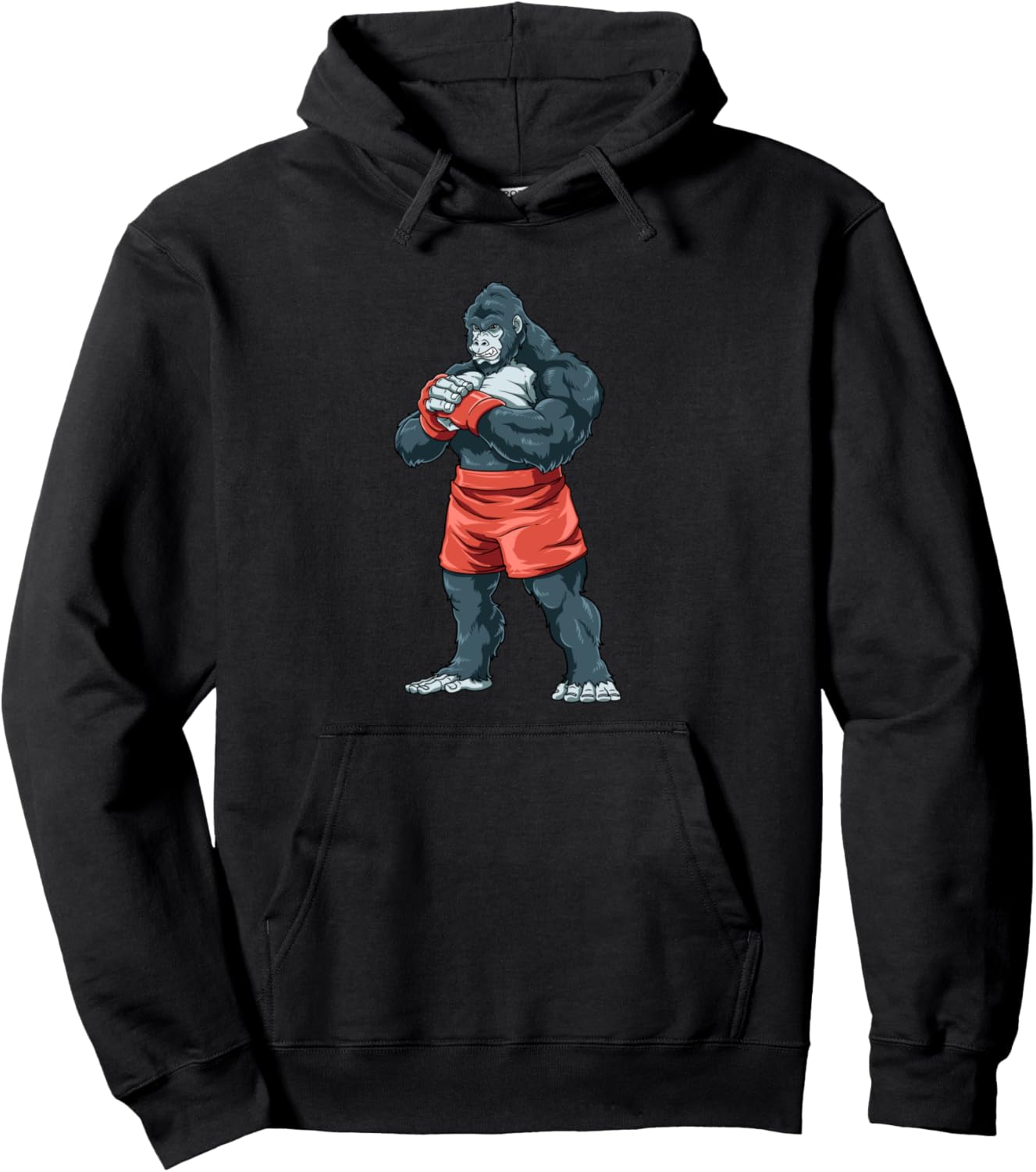 

Толстовка MMA Gorilla - Cage Fighter Free Fighter, черная Mma Gorilla Hoodie - Mma Hoodie For Men And Women
