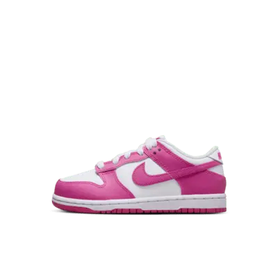 Кроссовки Nike Dunk Low, цвет Laser Fuchsia/White/Laser Fuchsia