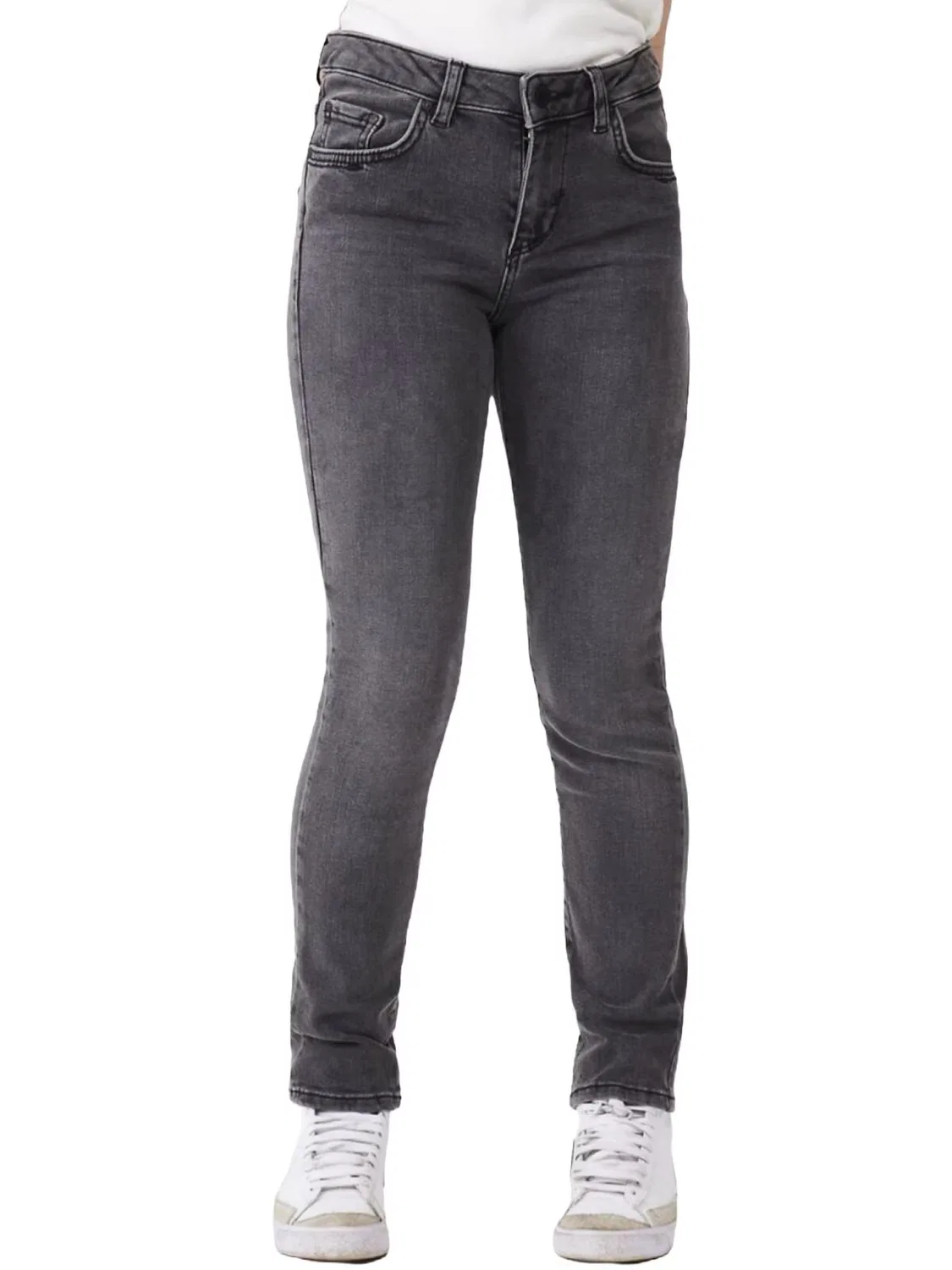 Джинсы LTB Jeans Slim fit темно-серого цвета