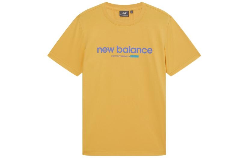

Футболка унисекс желтая New Balance, желтый