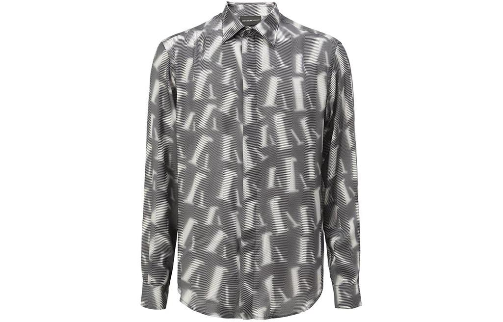 

Рубашка мужская с заостренным воротником Moderate Others EMPORIO ARMANI, серый