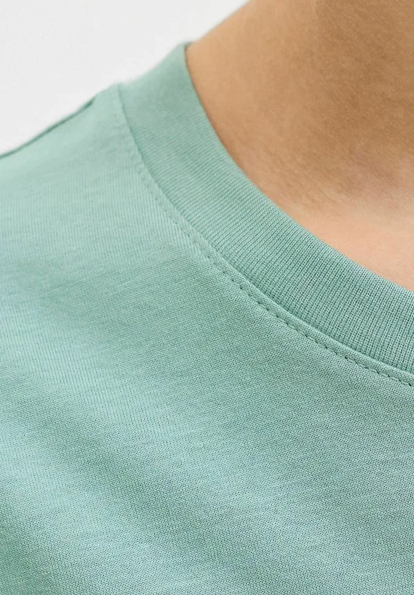 Детская футболка с принтом Jack & Jones Junior, Mineral Blue — фото 4