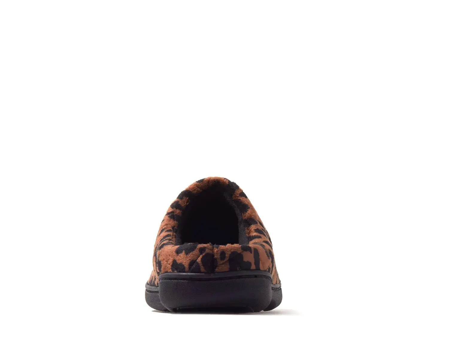 Тапочки Dearfoams Darcy Clog Slipper - женские, коричневый леопардовый принт — фото 2