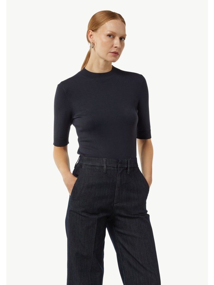 

Пуловер comma Strickpullover kurzarm, синий