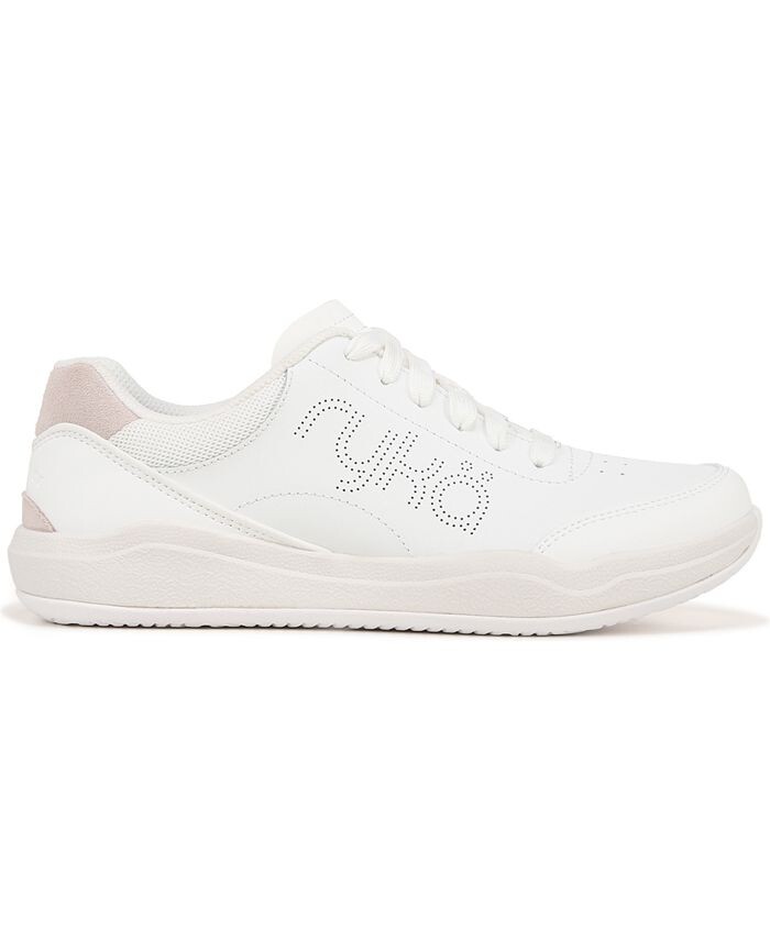 Женские кроссовки для игры в пиклболл Ryka, цвет White/Pink Leather — фото 2