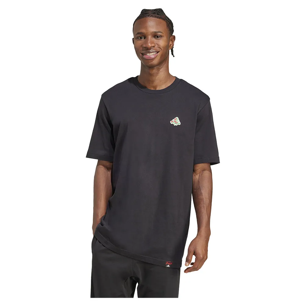 

Футболка с коротким рукавом adidas Mini Pizza Graphic, черный