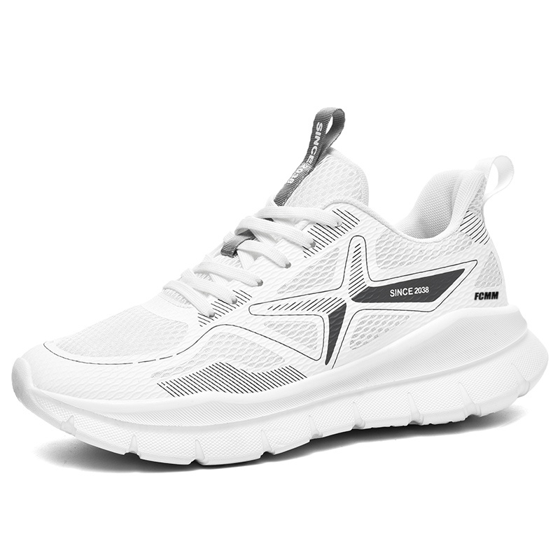 

Легкие амортизирующие низкие детские беговые кроссовки Rebound для подростков FCMM, белый