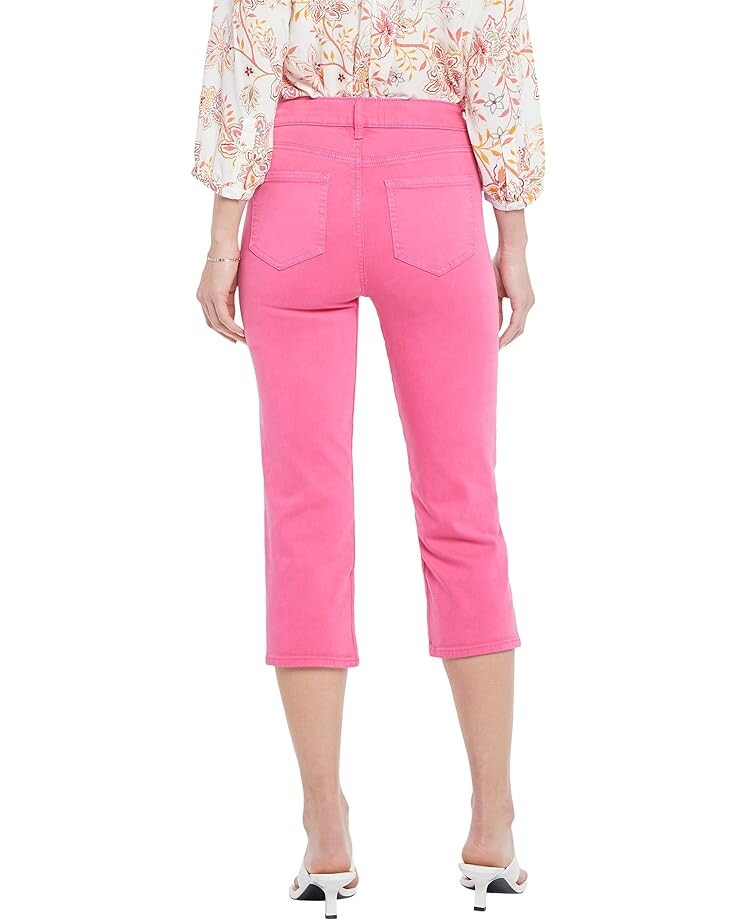

Джинсы NYDJ High-Rise Thigh Shaper Straight Crop in Pink Peony, цвет Pink Peony
