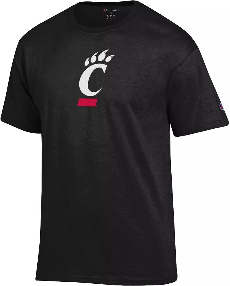 

Мужская черная футболка с логотипом Champion Cincinnati Bearcats