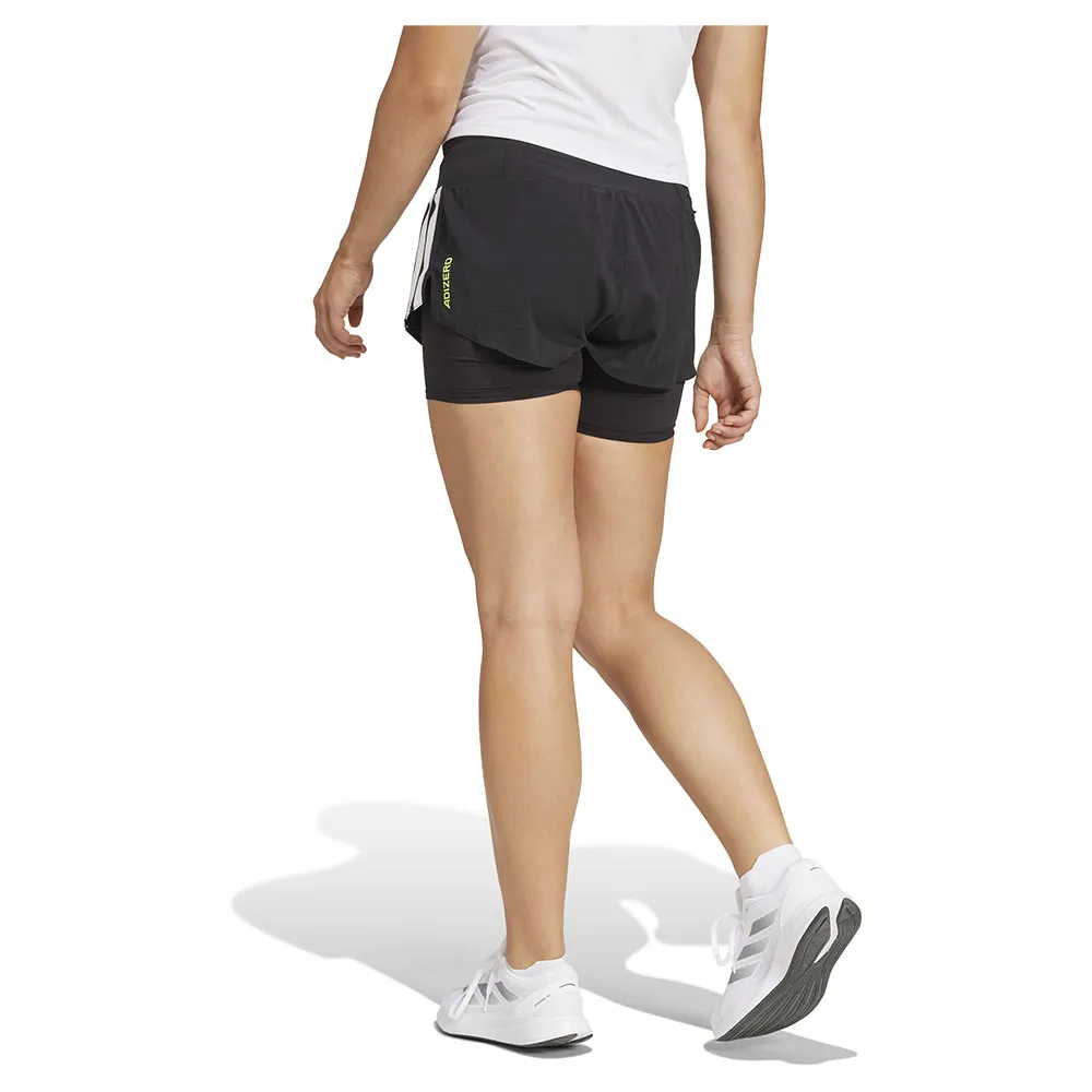 Шорты adidas Adizero 2in1 Gel Pocket, черный — фото 2
