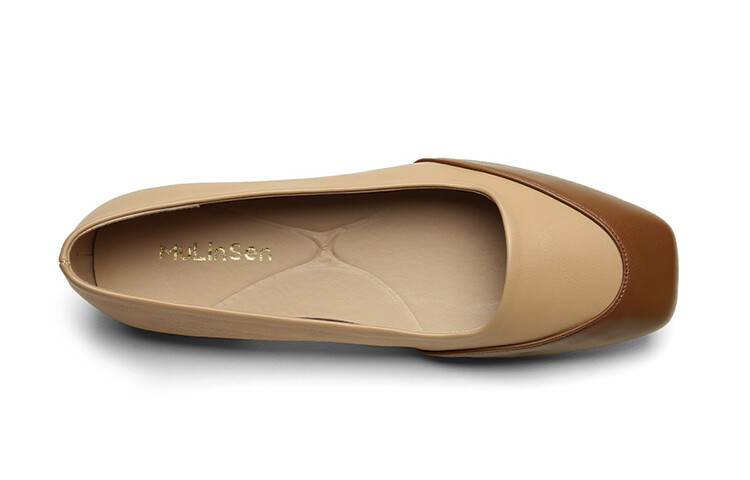 Туфли женские повседневные Women's Casual Shoes Women's Mulinsen, цвет Brown apricot