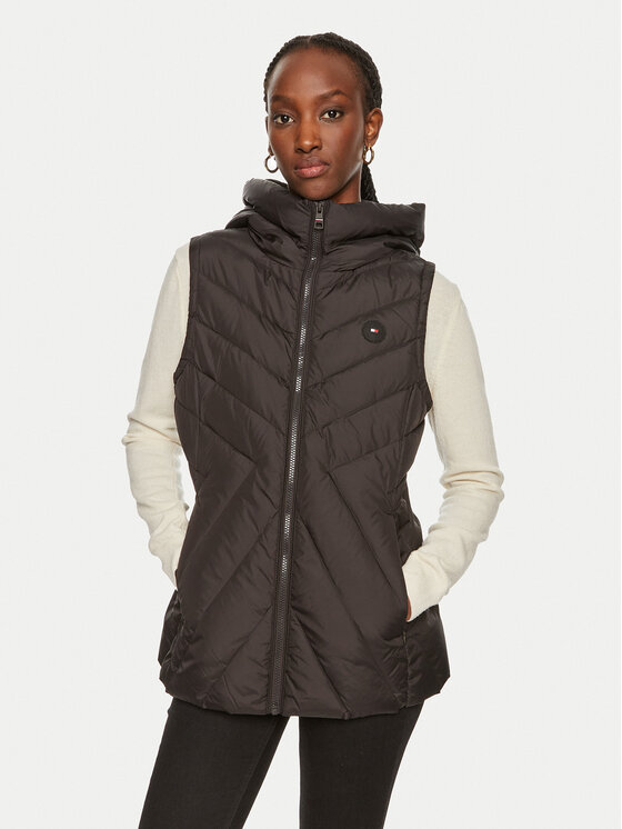 

Утепленный жилет regular fit Chevron WW0WW42624 Tommy Hilfiger, черный