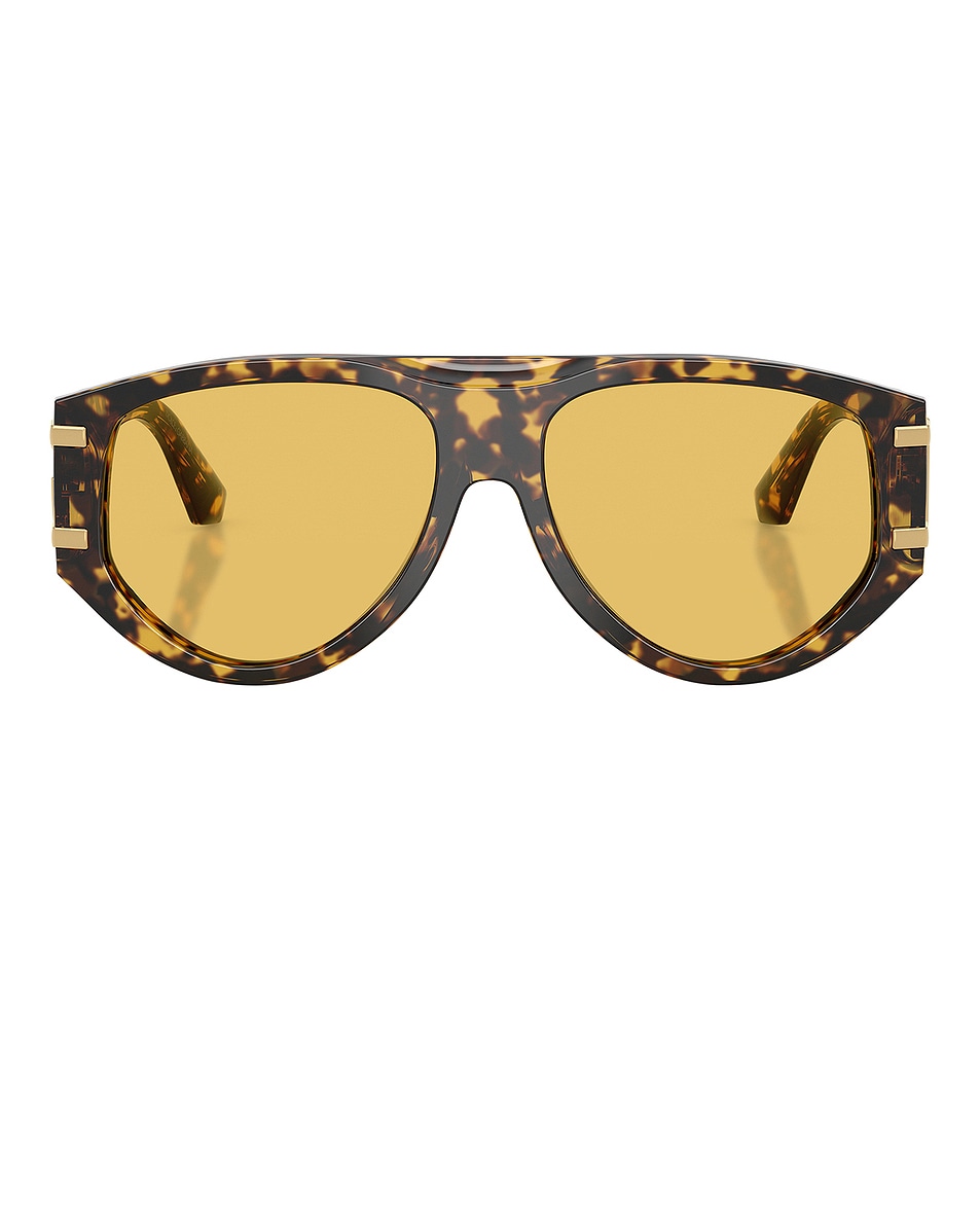 

Авиаторские солнцезащитные очки Dolce & Gabbana, Yellow Havana