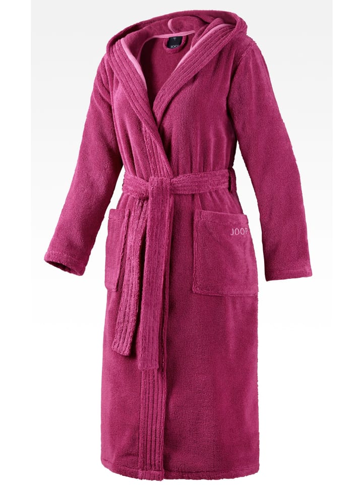 

Халат JOOP!, цвет joop! bademantel damen-kapuze 36/38, beere