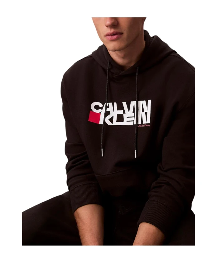 Худи Urban Terry Redbox Calvin Klein, черный — фото 2