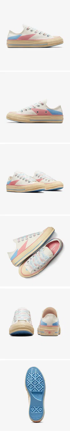 Мужские низкие кроссовки Chuck 70 Retro Egret от Converse — фото 2