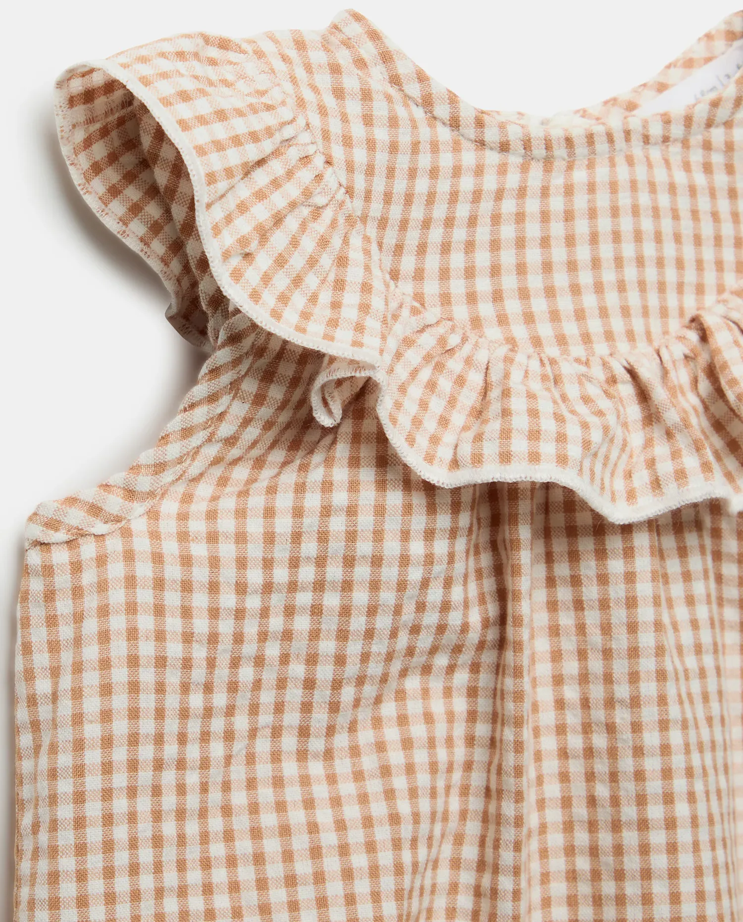 Безрукавный слитный костюм для младенца Baby El Corte Inglés, коричневый — фото 3
