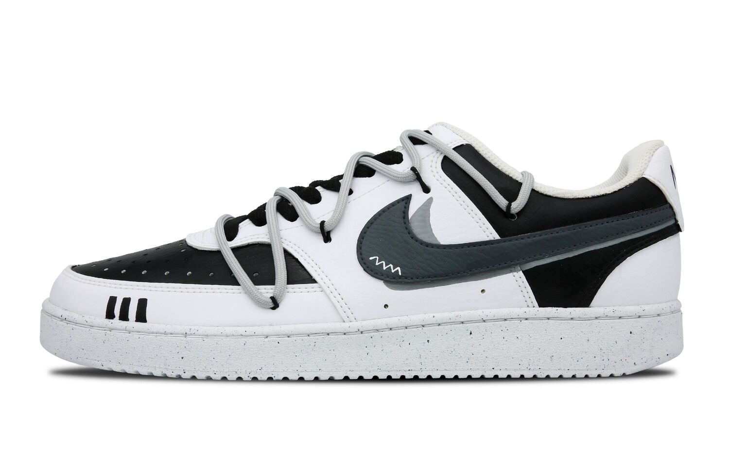 

Кроссовки Nike Court Vision 1 Skateboard Shoes Women's Low-Top White, Белый, Кроссовки Nike Court Vision 1 Skateboard Shoes Women's Low-Top White