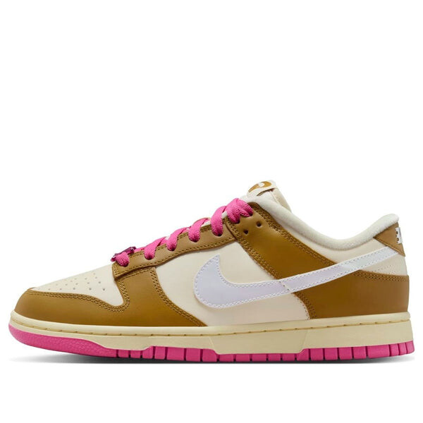 Кроссовки dunk low 'just do it - bronzine pink' Nike, мультиколор