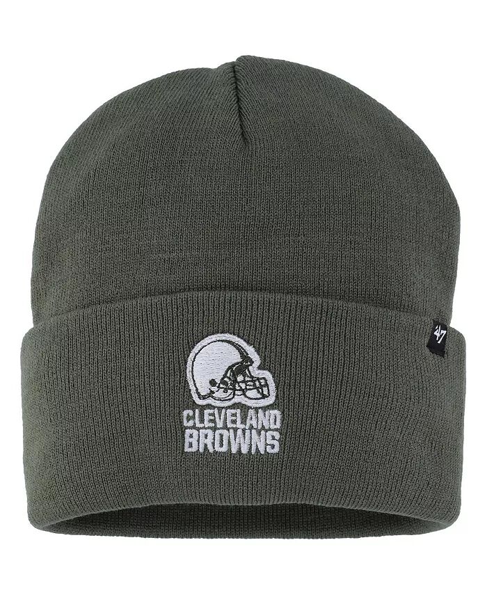 

Женская зеленая вязаная шапка Cleveland Browns Haymaker с манжетами '47 Brand