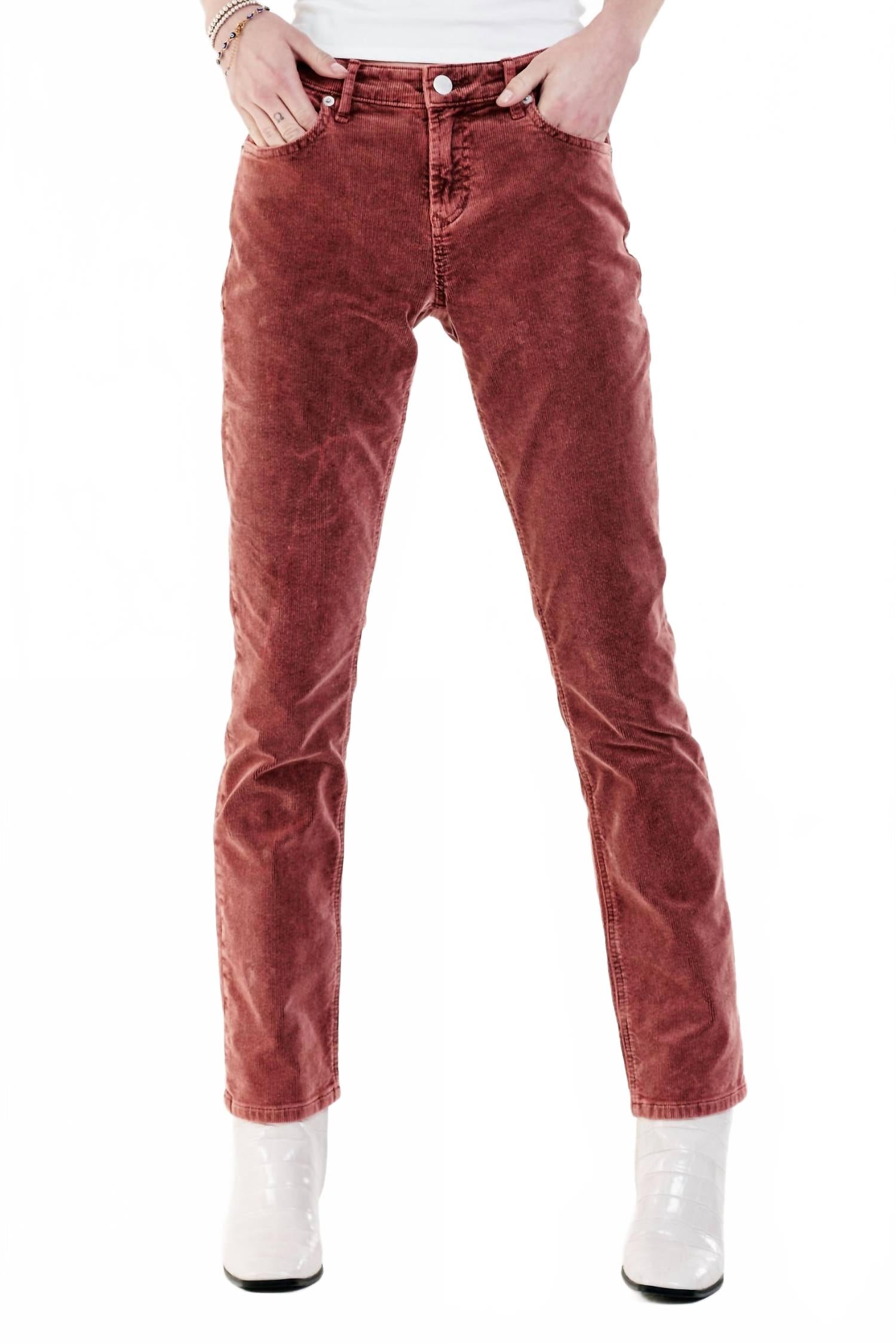 

Брюки Blaire из вельвета в цвете махагон DEAR JOHN DENIM, Mahogany