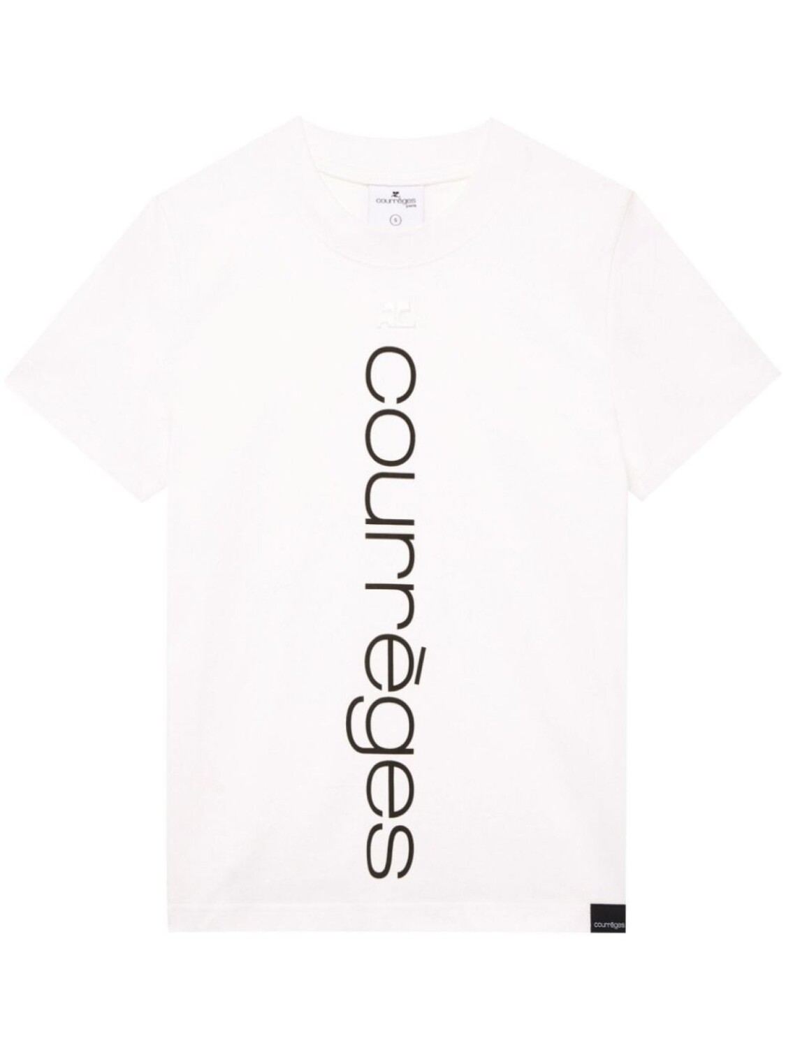 

Courrèges футболка с логотипом, белый