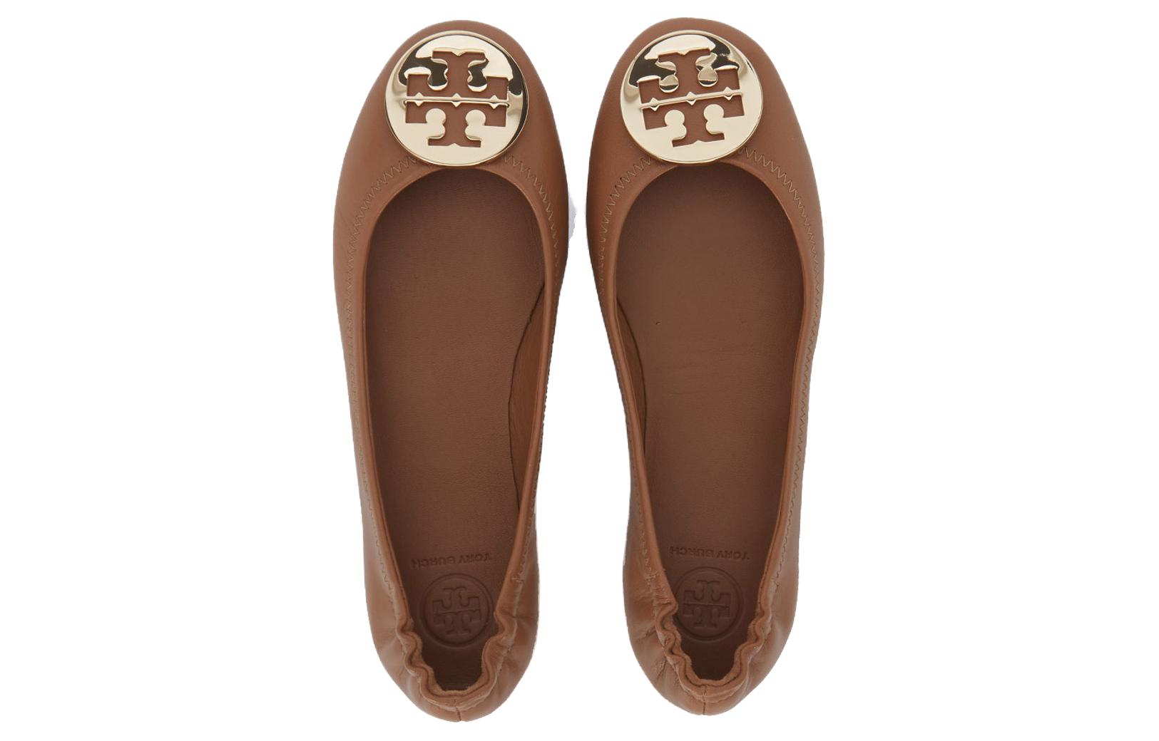 Повседневные туфли женские коричневые TORY BURCH — фото 4