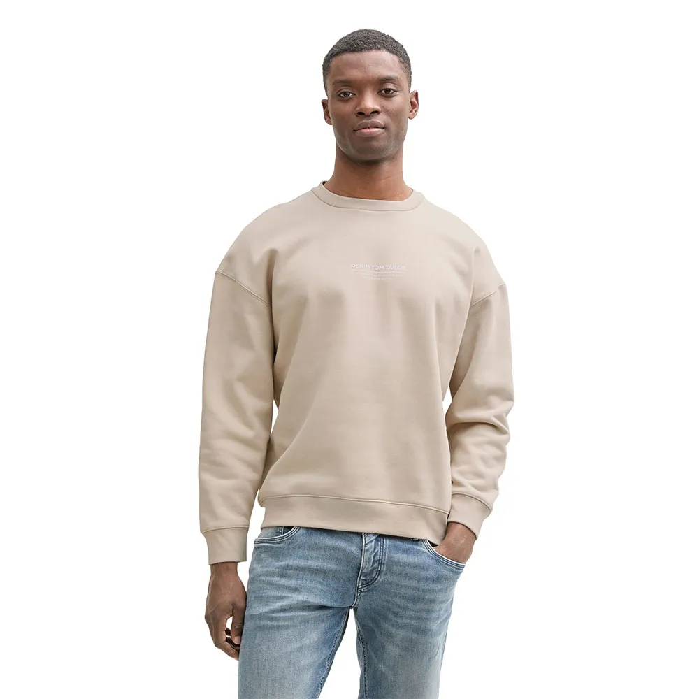 

Толстовка Tom Tailor Relaxed Printed, бежевый