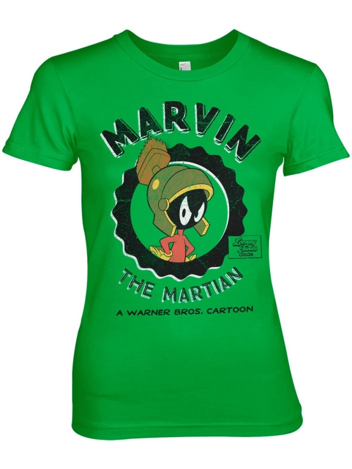 

Футболка Marvin The Martian Girly Tee Looney Tunes , зеленый