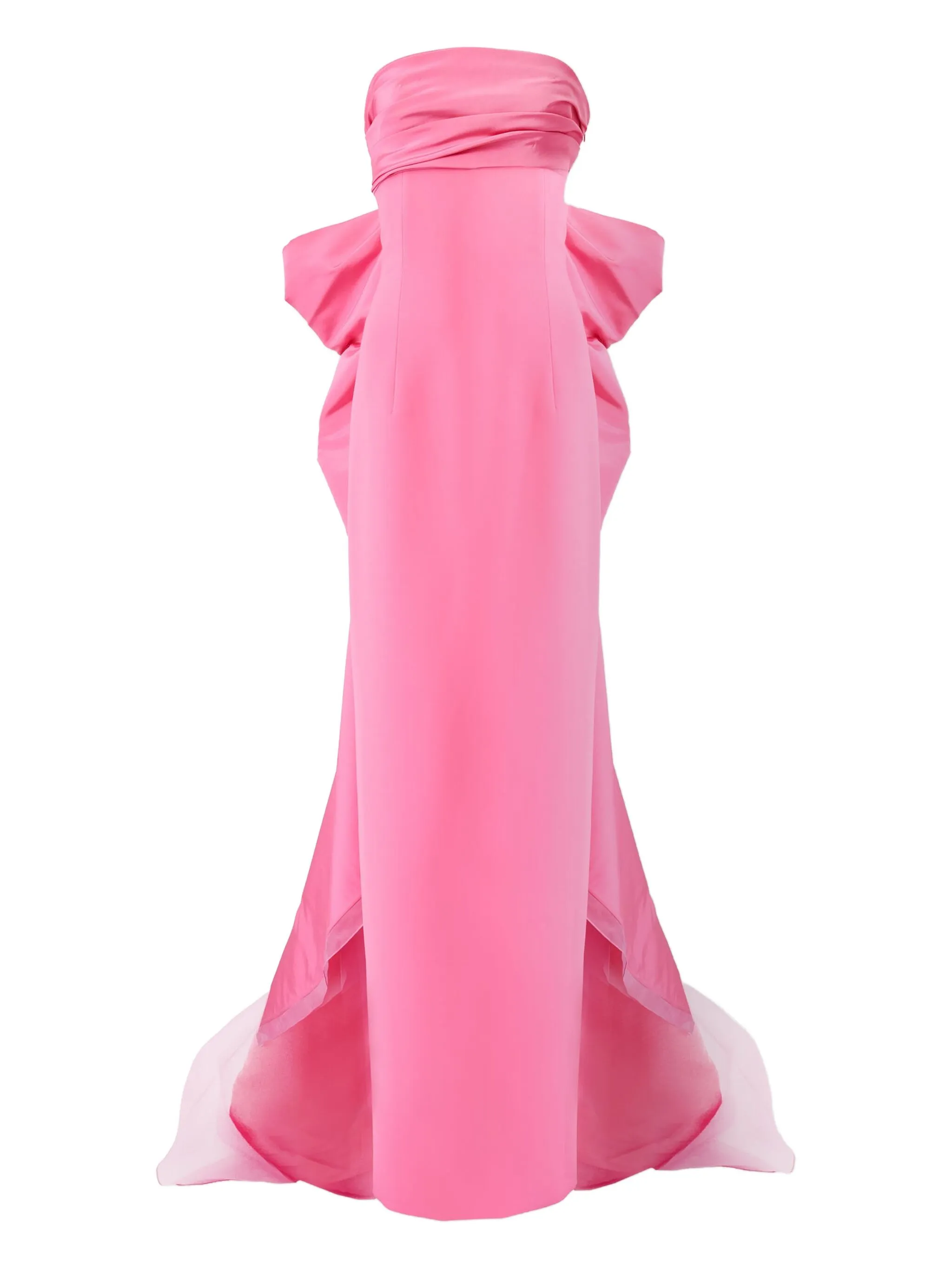 

Платье макси с бантом Carolina Herrera, розовый