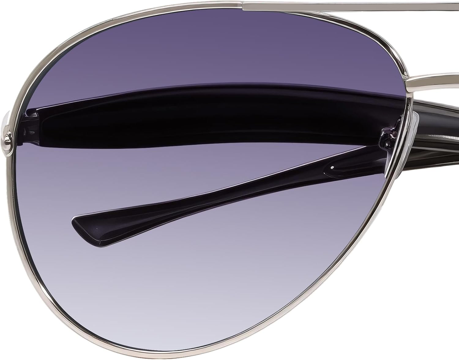 

Ретро-солнцезащитные очки-авиаторы большого размера в золотистом цвете для женщин и мужчин, модные металлические очки-авиаторы 2025 года, ретро-очки в стиле 70-х DsitMG, Sliver/Gradual Gray