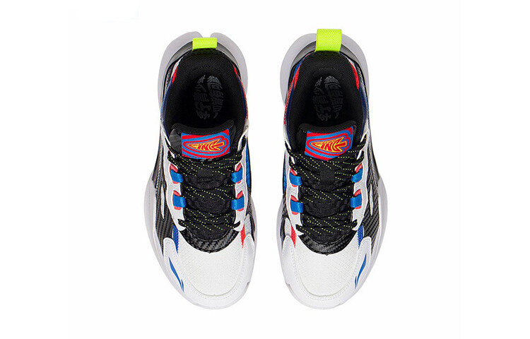Баскетбольные кроссовки Pioneer Spirit TEAM2.5 для детей GS Mid-top белые/черные Lining Young — фото 4