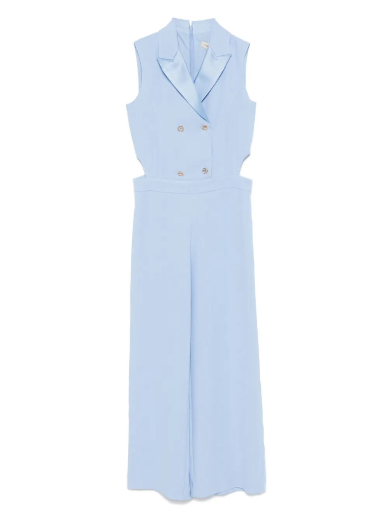 

TWINSET Kids двубортный комбинезон, синий