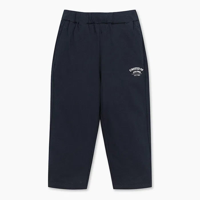 Детские тёмно-синие тренировочные брюки длиной 3/4 от Benetton Kids