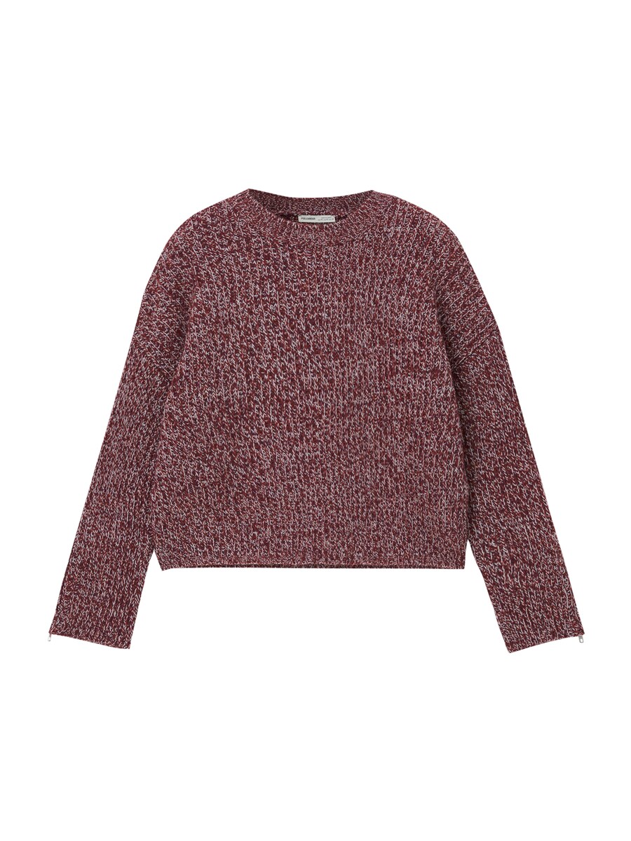 

Свитер Pull&Bear, цвет Wine red
