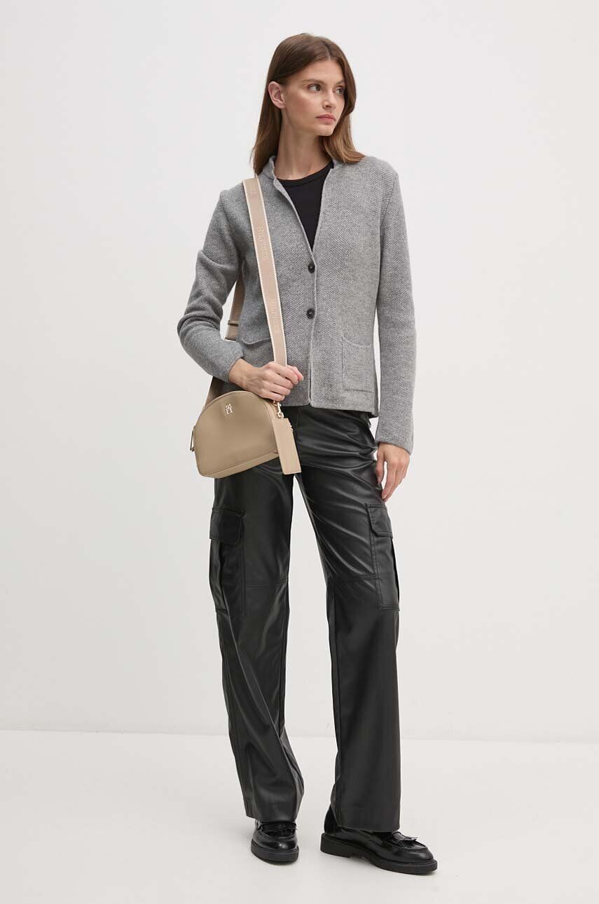 

Кардиган с добавлением шерсти United Colors of Benetton, серый