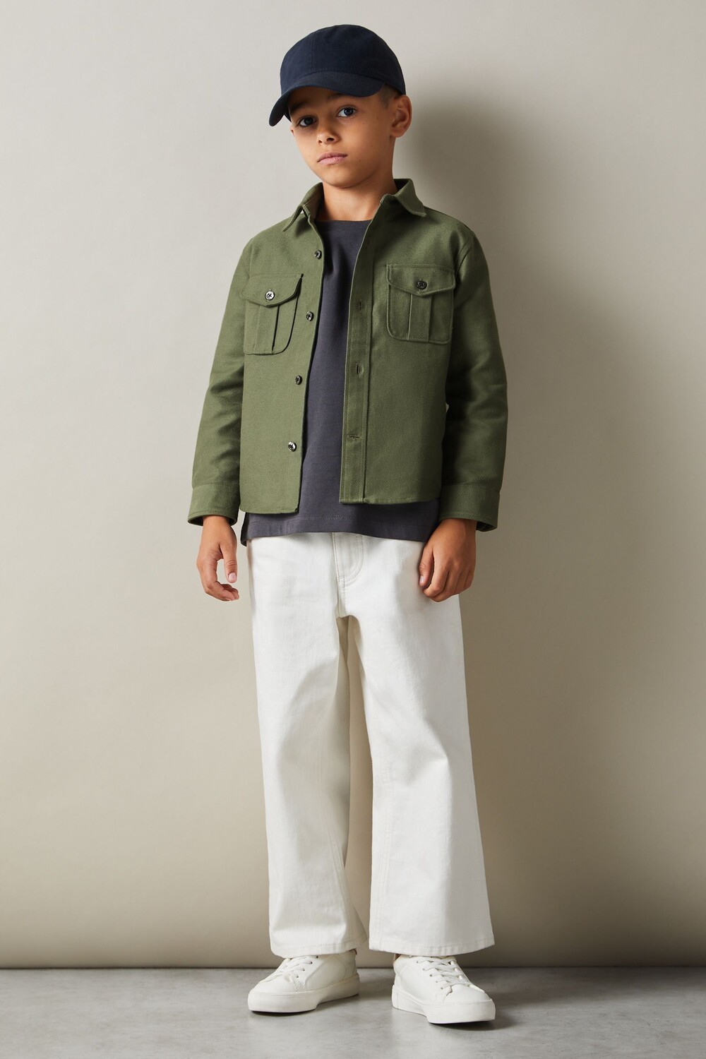 

Рубашка Thomas из 100% хлопка с начесом Reiss, зеленый