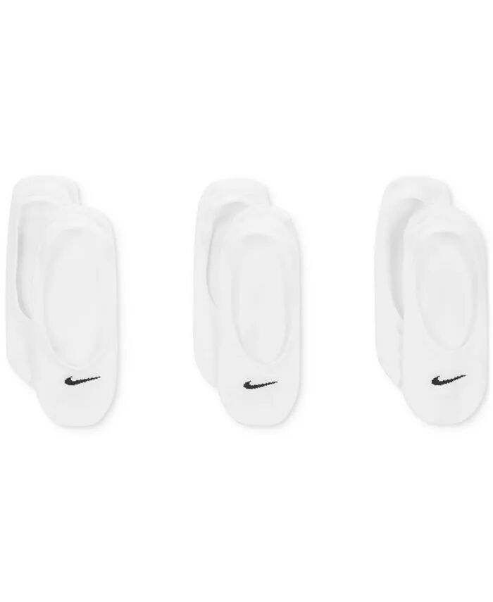 

Носки унисекс Nike Everyday Lightweight Training Footie, 3 пары, белый