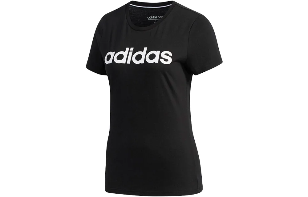 Adidas Neo Футболка женская черная — фото 3
