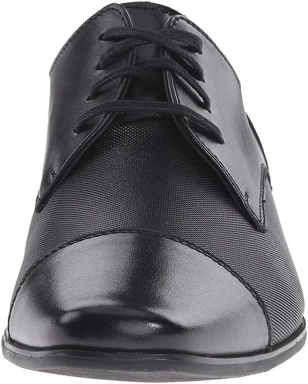 Кожаные оксфордские туфли Calvin Klein Bram Diamond, Black — фото 2