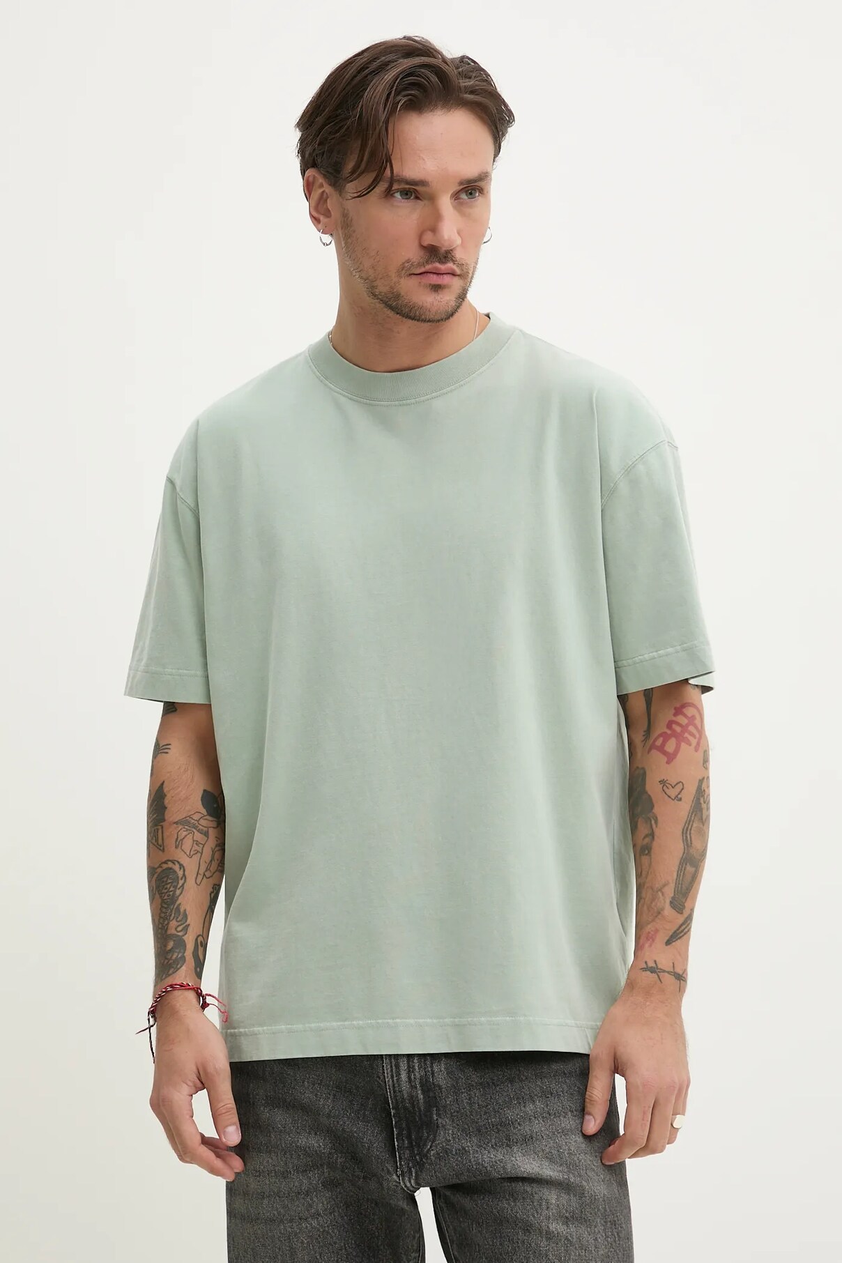 

Футболка из хлопка Hollister Co., зеленый