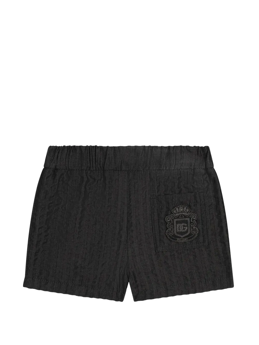 Джинсовые бермуды Dolce & Gabbana Kids, черный