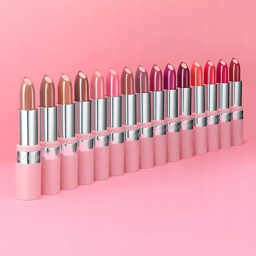 Глянцевая губная помада Avon Hydramatic Shine - Soft Nude Farmasi — фото 3