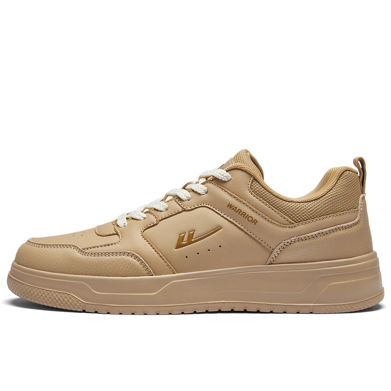 

Легкие износостойкие лоу-топ скейтборд кроссовки Men's WARRIOR, коричневый