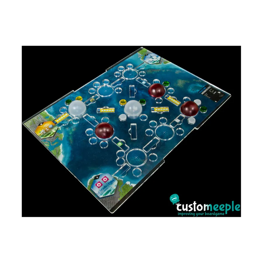 

Наложение, совместимое с подводными городами — расширенная доска, Game Accessories (Customeeple)
