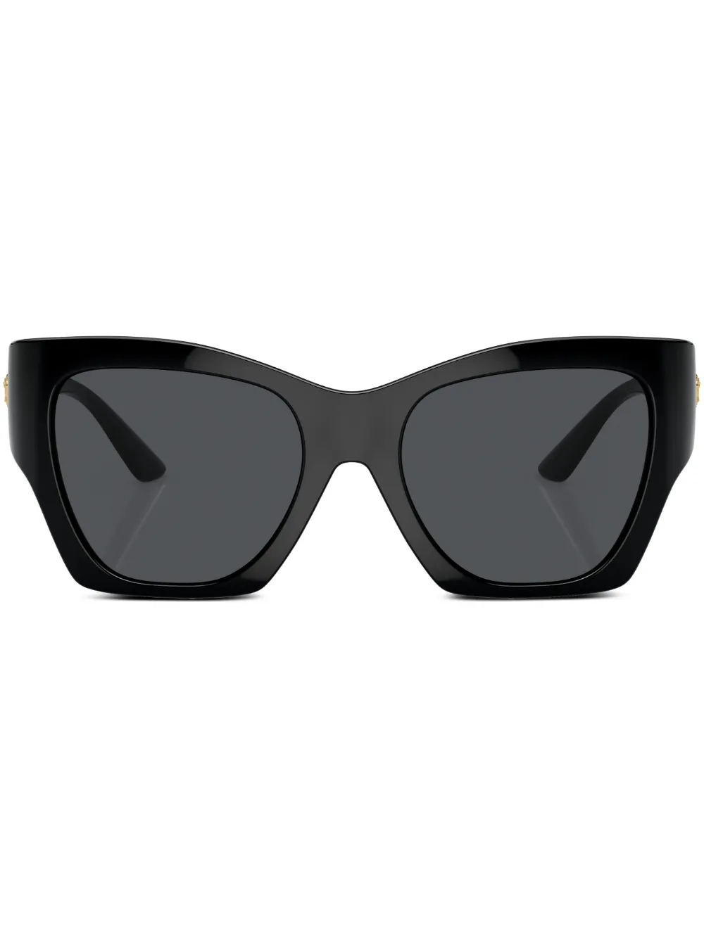 

Солнцезащитные очки в оправе 'кошачий глаз' с логотипом Versace Eyewear, черный