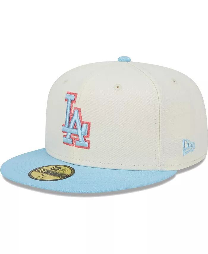 

Мужская белая, голубая приталенная шляпа Los Angeles Dodgers Spring Color, двухцветная 59FIFTY New Era