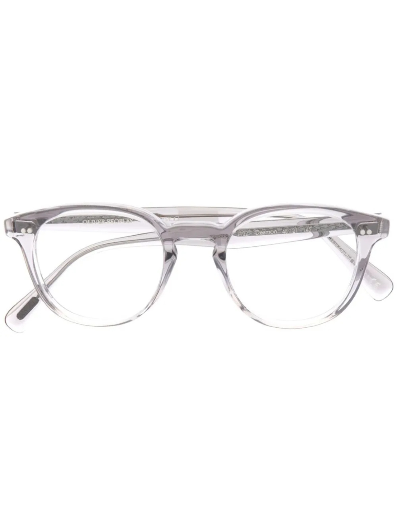 

Oliver Peoples очки в круглой оправе, серый